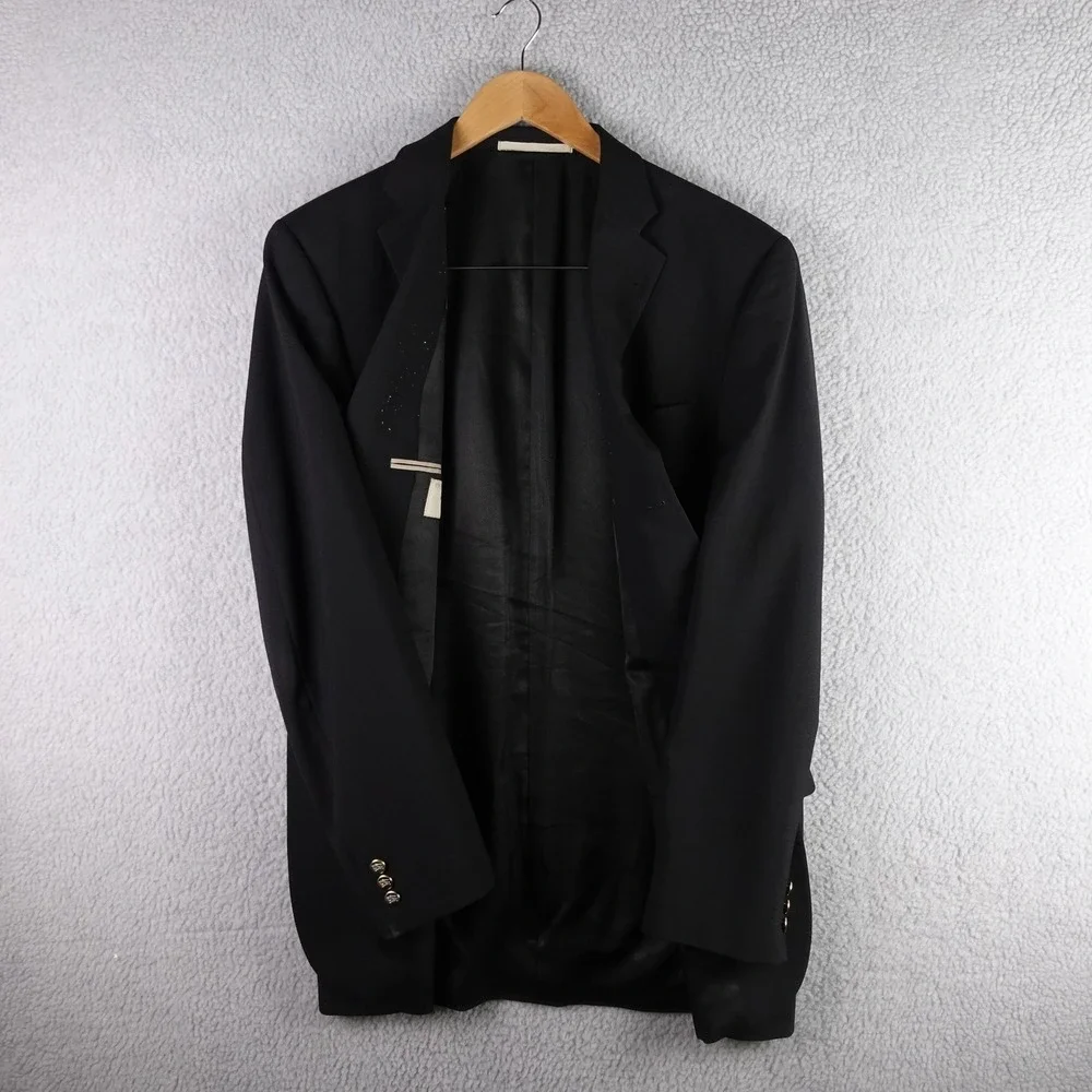 Burberry London Mens‎ Bond Street 100% Wool 3-Button Blazer Black 40 Long